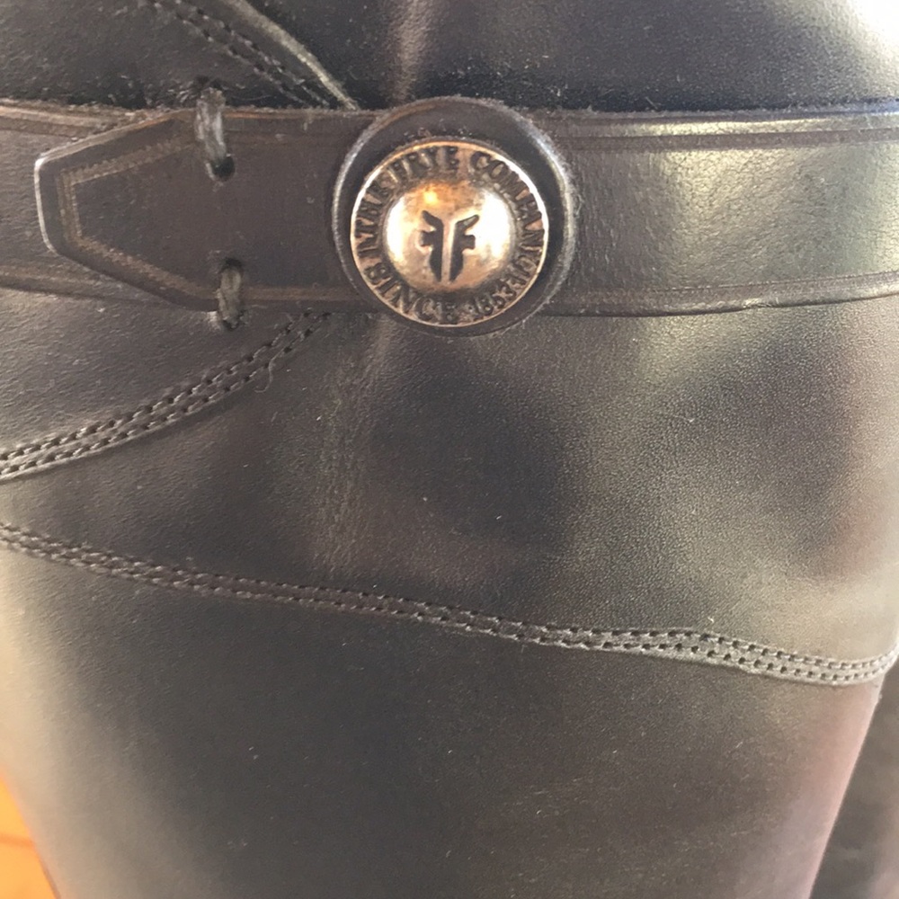 Frye Black Riding Boots - Picture 3 of 8